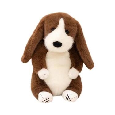 Imagem de Almofada De Pelúcia De Cachorro Dachshund De 45cm, Brinquedo Macio Par