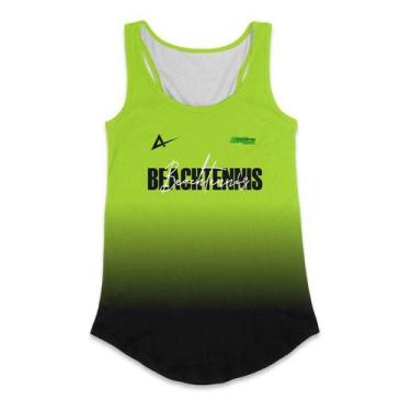 Imagem de Regata Fem Beach Tennis Verde - Atlética, M