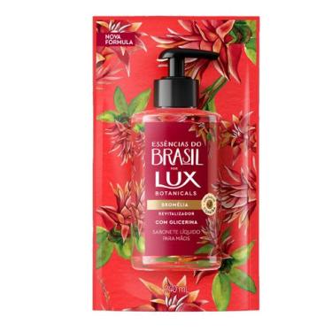 Imagem de Sabonete Líquido Essências do Brasil Bromélia Refil 240ml Lux Hidratação Antioxidante Unissex