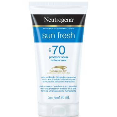 Imagem de Protetor Solar Corporal Sun Fresh FPS 70 120ml Neutrogena Alta Proteção Unissex