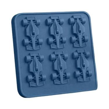 Imagem de Forma De Gelo De Silicone 3D Carro De Corrida F1 Com 6 Cavidades, Band