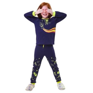 Imagem de Conjunto Pijama Infantil Unissex Roupa de Dormir  - Minhoquece Pijamas