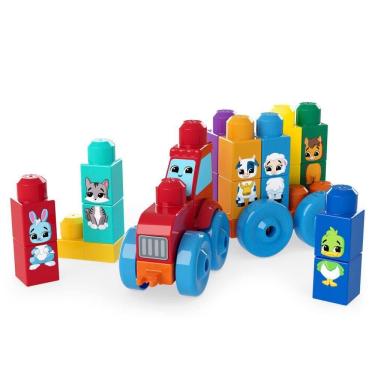 Imagem de Mega Bloks Trator Animais - Mattel