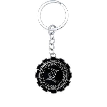 Imagem de Chaveiro Death Note L com logotipo Vintage Circle Design