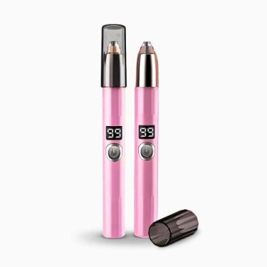 Imagem de Caneta Depiladora Aparadora Facial Elétrico Portátil - Rosa - OUTRAS M