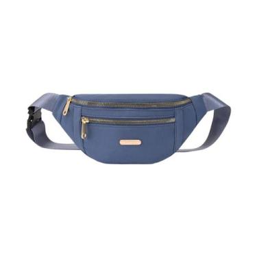 Imagem de Bolsa de Cintura Esportiva Feminina Multicamadas - Fanny Pack para Ati