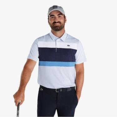 Imagem de Camisa Polo Lacoste Golf Ultra Dry Stretch Com Colour-Block Masculina-Masculino