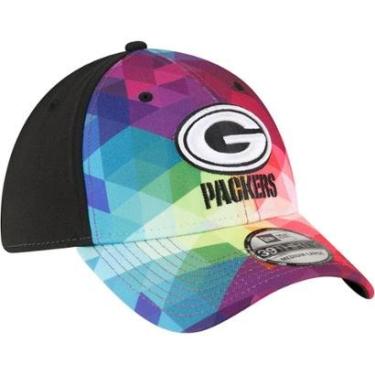 Imagem de Boné New Era 39Thirty Stretch Fit NFL Crucial Catch 2023 Bay Packers Masculino-Masculino