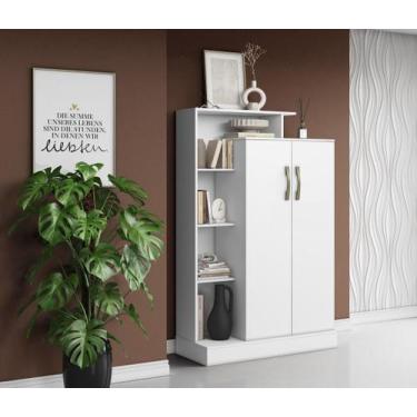 Imagem de Armário Multiuso Florença com 2 Portas e Nicho - Branco Aramóveis