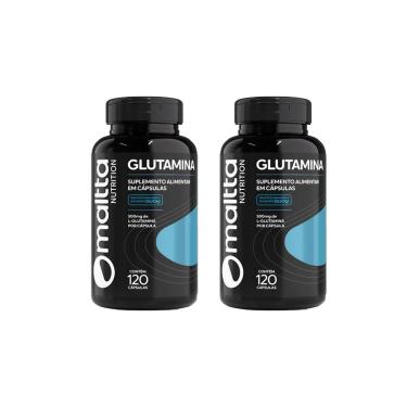 Imagem de Kit 2x Glutamina 500mg 2x120 cápsulas Maltta-Unissex