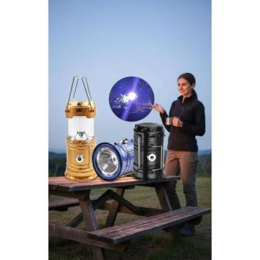 Imagem de Lanterna Solar LED Luminária Recarregável USB Bivolt - Congratulations