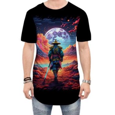Imagem de Camiseta Longline Samurai Ronin Sunset Sem Mestre 6 - Kasubeck Store®,