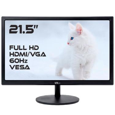 Imagem de Monitor LED VXPRO VX215X 21,5", Full HD 1920×1080, HDMI, VGA e VESA, Bivolt - Preto