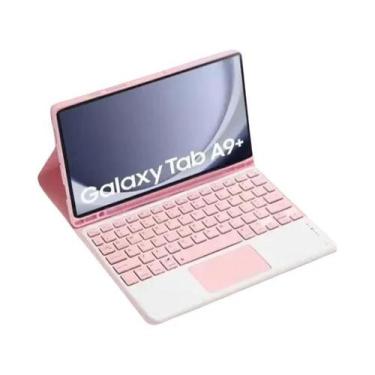 Imagem de Capa Com Teclado Destacável Para Samsung Galaxy Tab S9 FE 10.9 Polegad