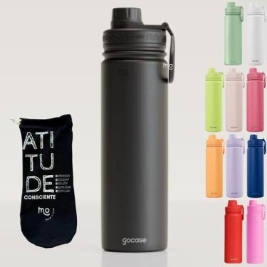 Imagem de Garrafa Térmica Gocase Fresh 650ml Original Premium Cor:KIT com garraf