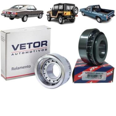 Imagem de Kit Rolamento Pinhão Diferencial Opala Pampa Jeep Engesa 4x4 - VETOR (