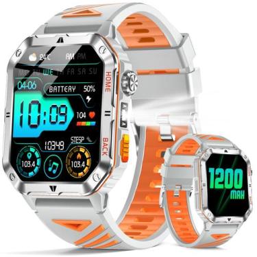 Imagem de Smartwatch PODOEIL Militar 2,01" Llamadas Bluetooth 1200mAh