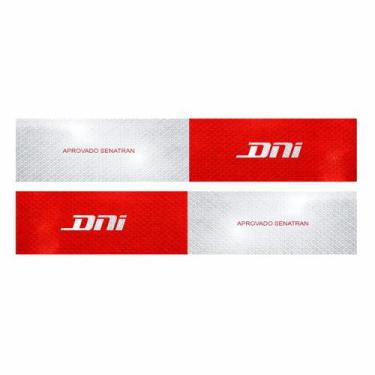 Imagem de Kit Com 10 Faixas Refletivas Para Caminhões Dir. E Esq. DNI5235