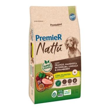 Imagem de Ração Premier Nattú Para Cães Filhotes Frango/Mandioca 10Kg