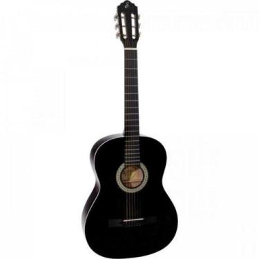 Imagem de Violão Giannini Acústico Aço Estudo S-14 Pintado na cor Preto.
