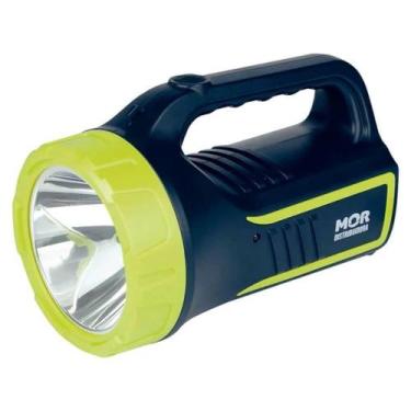 Imagem de Lanterna Holofote Power Led 265 Lúmens Recarregável - 9184 - Mor