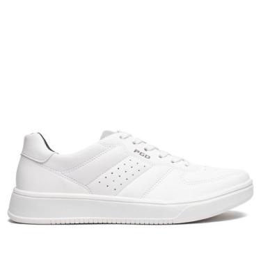 Imagem de Sapatênis Masculino Pegada Casual Microfibra Branco, Branco, 41