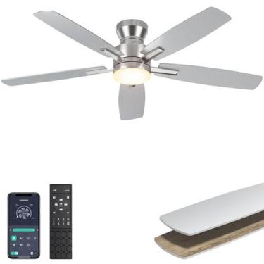 Imagem de Ventilador de teto Ohniyou 52" com luz e controle remoto/APP Control S