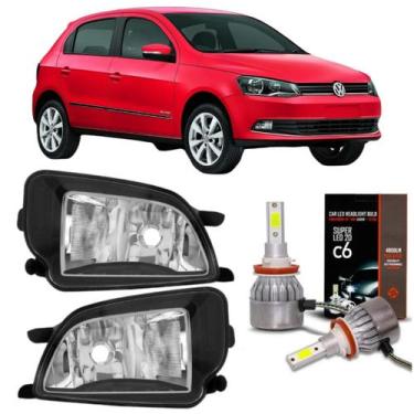 Imagem de Par milha volkswagen gol g6 2012 2013 2014 2015 2016 + led - BIBAS BBS