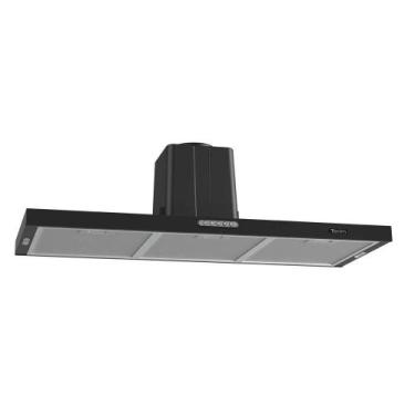 Imagem de Depurador Terim Compact New Embutir Black 90 cm Preto 110V, 110V