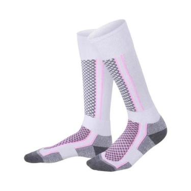 Imagem de Meias de Esqui Quentes e Grossas para Inverno - Ideal para Homens, Mul