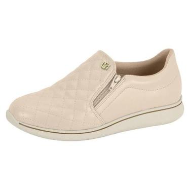 Imagem de Tênis Modare 7358.224 Casual Feminino Ultraconforto Original, 35, Bege