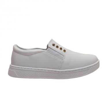 Imagem de Tênis Casual Feminino Ramarim 2487206, Off white, 35