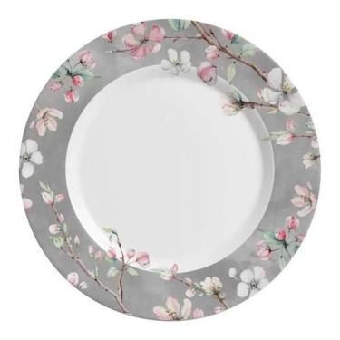 Imagem de Jogo 6 Pratos Rasos Sakura - ALLEANZA CERAMICA
