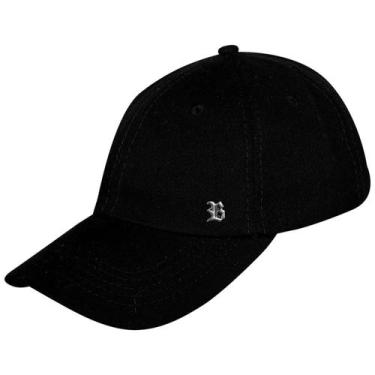 Imagem de Boné Blck Brasil Dad Hat Aba Curva Fitão Básico Masculino Cor:PretoTam