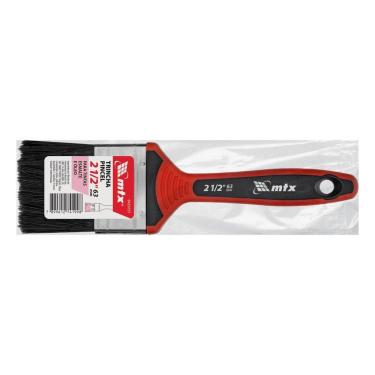 Imagem de Trincha 2 1-2'' para Tintas Esmalte e Óleo com Cerdas Mistas e Cabo Ergonômico Vermelho MTX