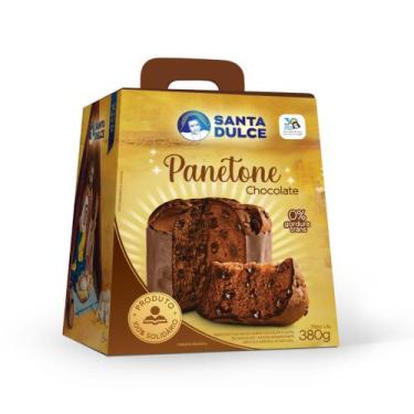 Imagem de Panetone Santa Dulce de chocolate 380g Kit com 2 UND - Dulce Natura