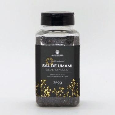 Imagem de Sal de Umami de Alho Negro Artesanal Refil 350g Alho Negro do Sítio