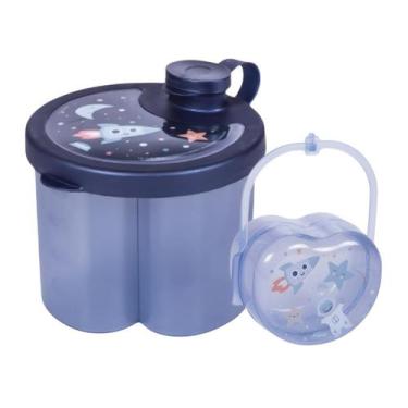 Imagem de Kit 2 Dosador Porta Leite Em Pó E Porta Chupeta Higiênico - - Injetemp
