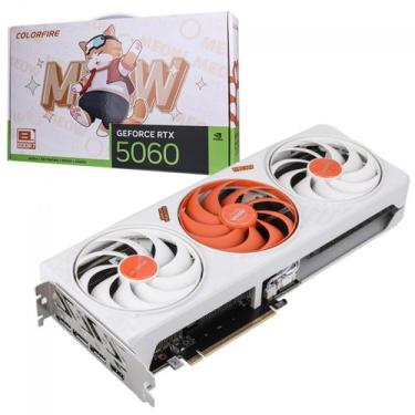 Imagem de Placa de Vídeo Colorfire NVIDIA GeForce RTX 5060 MEOW-ORG 8GB-V, 8GB, 