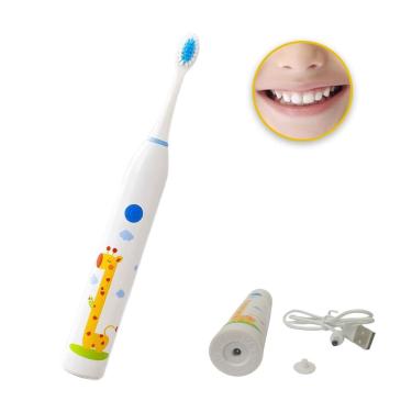 Imagem de Escova de Dente Eletrica Recarregavel 6 Velocidades Limpeza Lingua Gengiva Higiene Dental Oral Profunda Boca