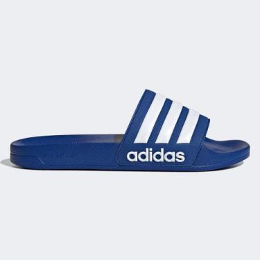 Imagem de Chinelo Slide Adidas Adilette Shower, Azul royal, 34/35