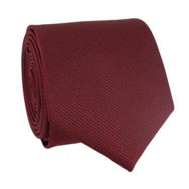 Imagem de Gravata Social Masculina Slim Lisa Tons Vermelho Premium Sem Nó Eventos Casamento Padrinho Trabalho Congresso