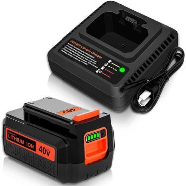 Imagem de Carregador de Bateria 40V 3,6Ah Munikind Substituição 2 Unidades