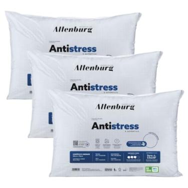 Imagem de Travesseiros Antistress com Fios de Carbono Altenburg, 50 x 70 cm, Kit com 3 Unidades