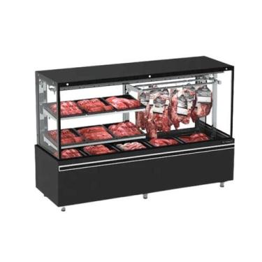 Imagem de Expositor de Carne 200CM EAVTM-2000-R05 com Gancheira e Prateleira Ref