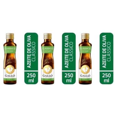 Imagem de Kit 03 Azeite De Oliva Português Extra Virgem Gallo 250ml Original