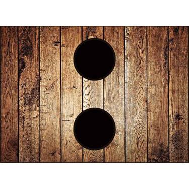 Imagem de Esteira Personalizada Madeira - EST0556 Tuddo Decor multi-colored Tamanho único