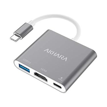 Imagem de Adaptador Dex Para Samsung Usb 3.1 Tipo C Hub Thunderbolt 3.0 X Hdmi Usb 3 4k Prata - CompleteStore®