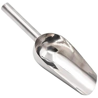 Imagem de Pá Colher Para Gelo Pegador Cereais Ração Grãos em Aço Inox
