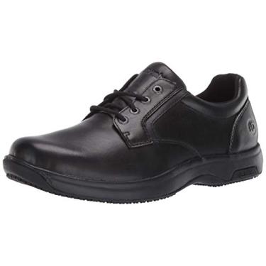 Imagem de Dunham Sapato Oxford masculino 8000service Plaintoe, Preto, 14 Wide